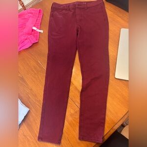 Burgundy American Eagle Jeans
